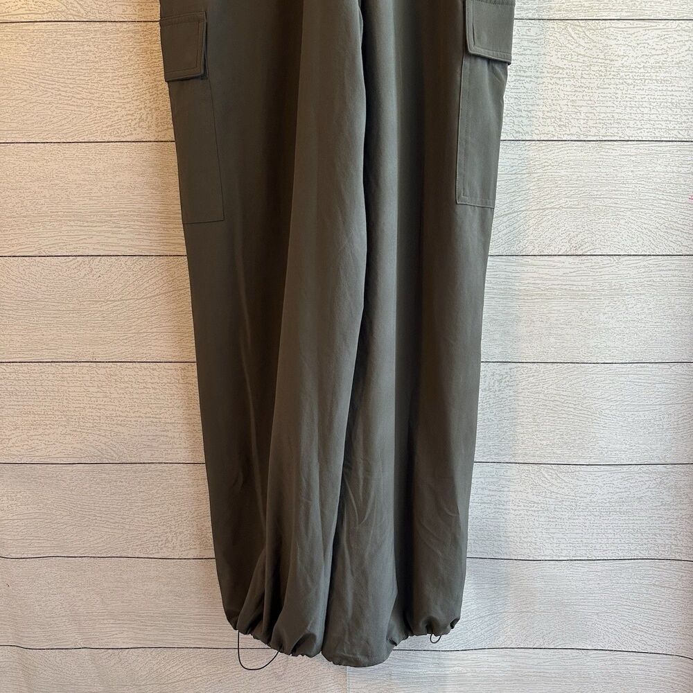 Athleta Women's Brooklyn Utility Jumpsuit Long Sleeve Moss green gorpcore Size 6 - Picture 9 of 9